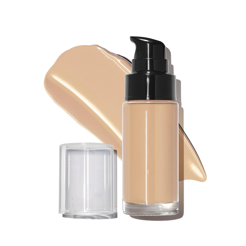 Base líquida de larga duración sin aceite y acabado mate