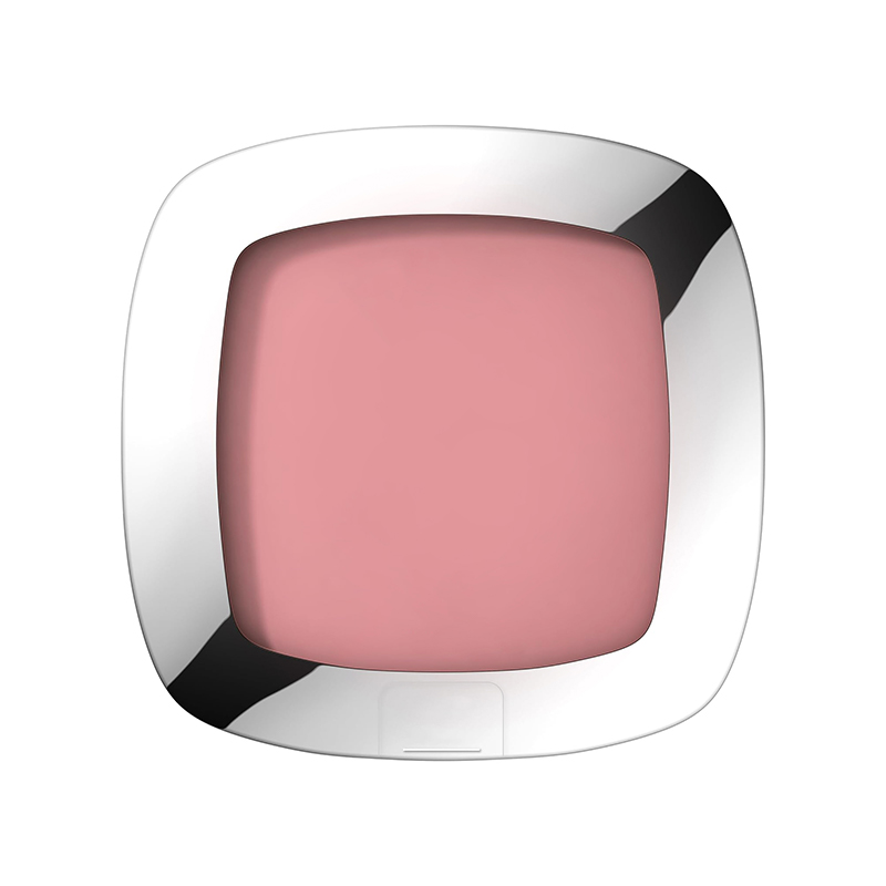 Maquillaje de rubor mezclable con textura de polvo suave