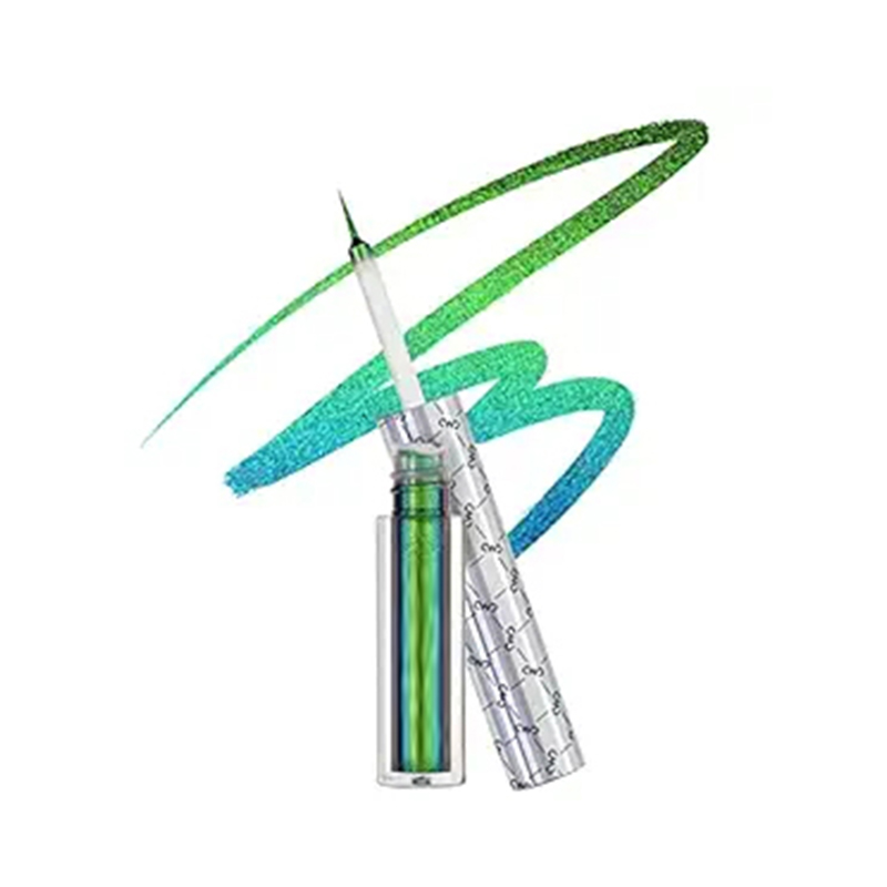 Delineador de ojos líquido con purpurina multicolor