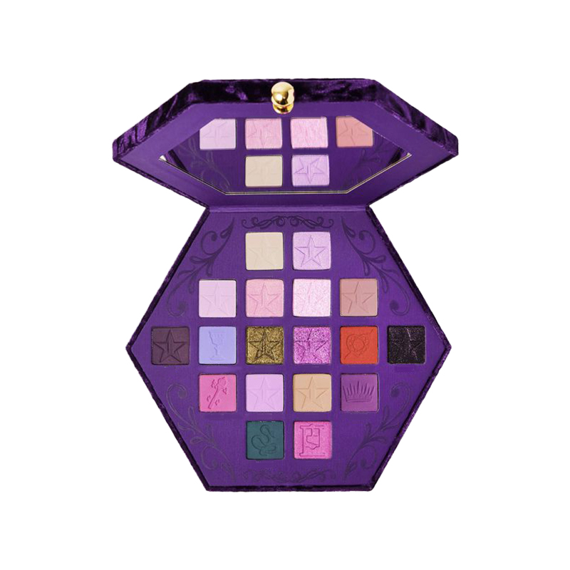 Paleta de Sombras de Ojos Vegana 18 Colores Púrpura Real