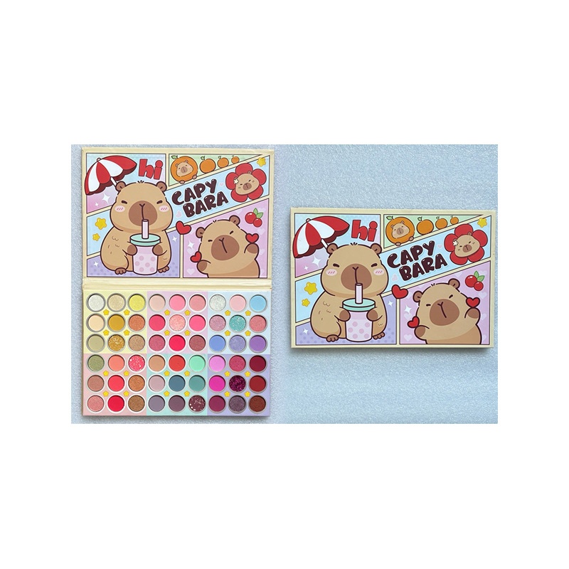 Paleta de sombras de ojos seguras de 54 colores