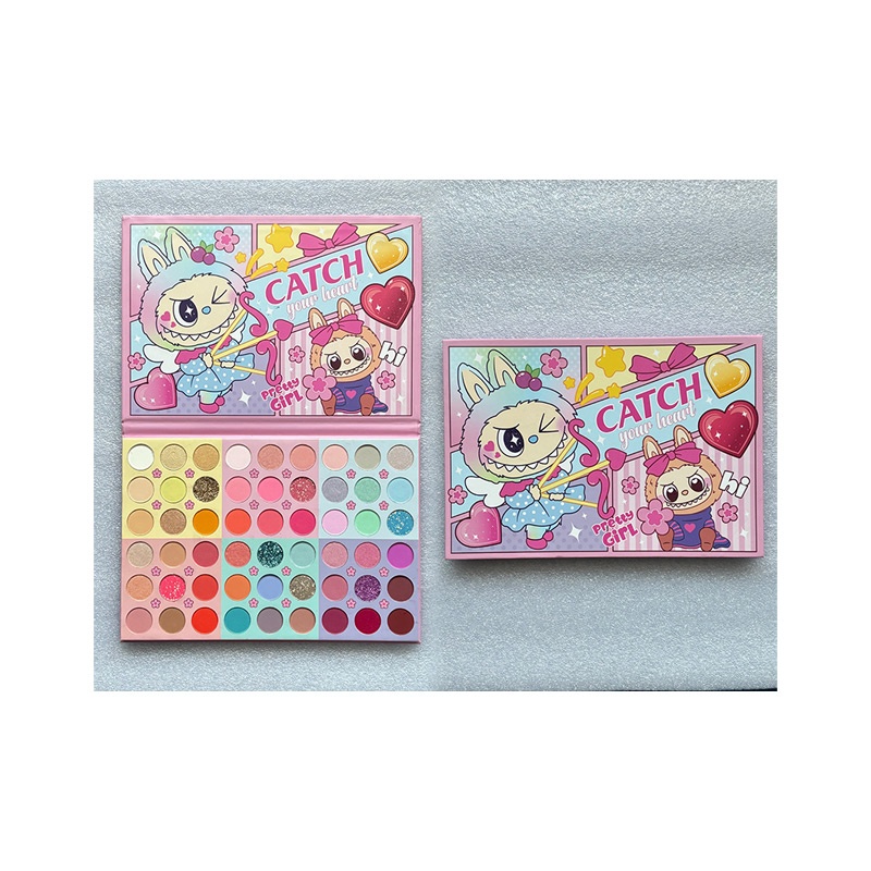 Paleta de sombras de ojos natural de 54 colores fáciles de aplicar