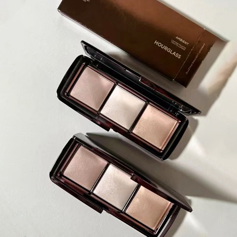 Paleta de 3 colores de esculción ocular con contraste de luz oscura