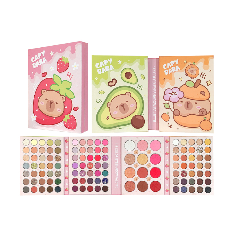 Kit de sombras de ojos de 117 colores para viajes para todos los días para todos los días