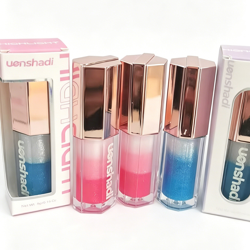 Kit de maquillaje con delineador de labios y polvo